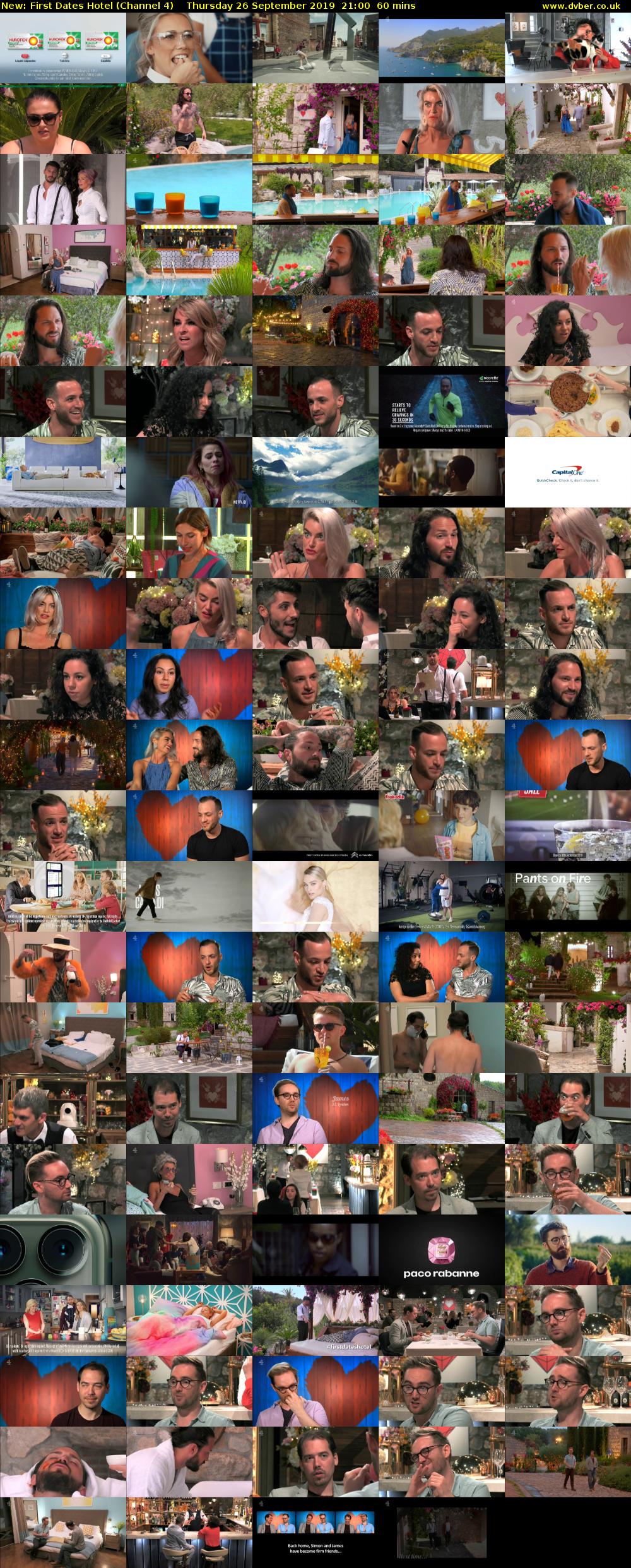 First Dates Hotel (Channel 4) Thursday 26 September 2019 21:00 - 22:00