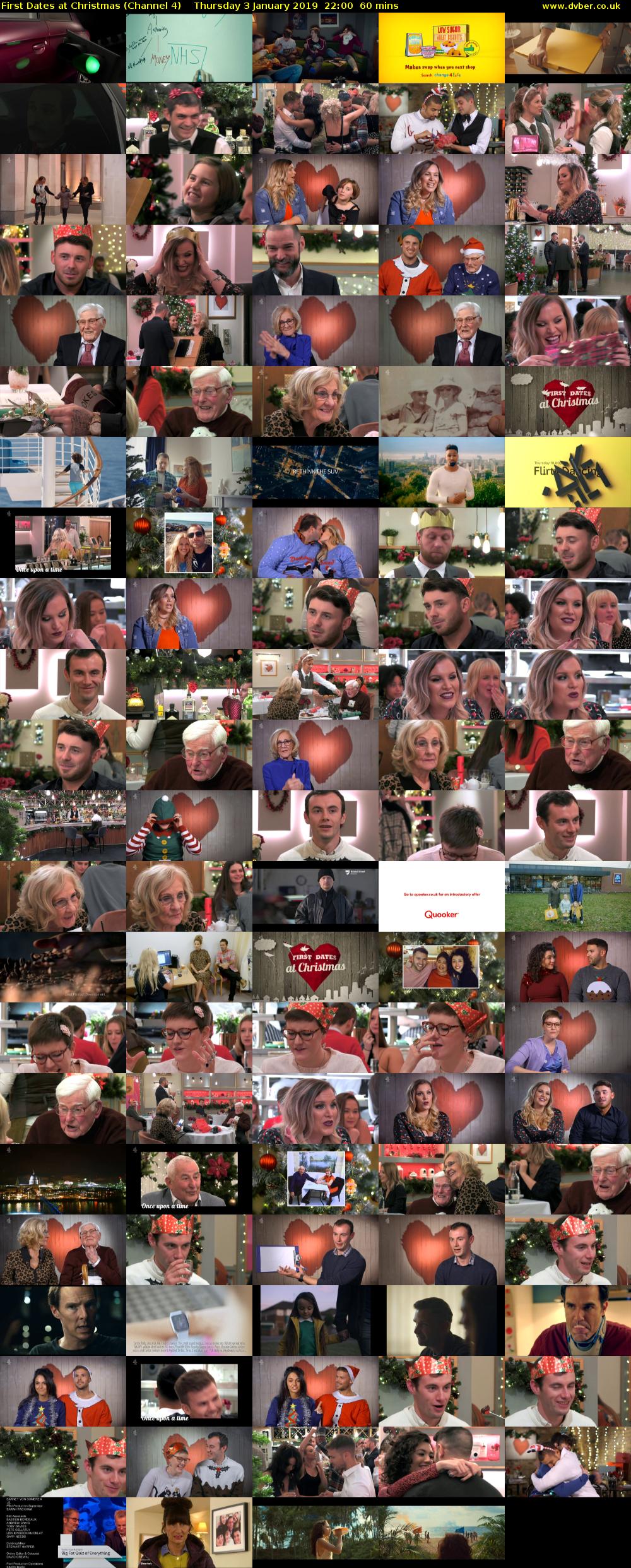 First Dates at Christmas (Channel 4) Thursday 3 January 2019 22:00 - 23:00