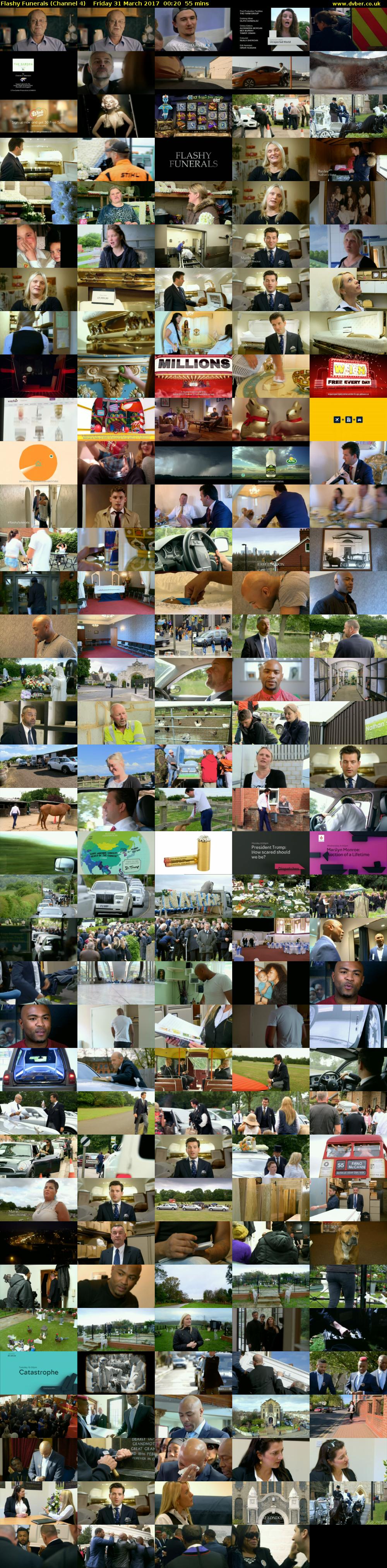 Flashy Funerals (Channel 4) Friday 31 March 2017 00:20 - 01:15
