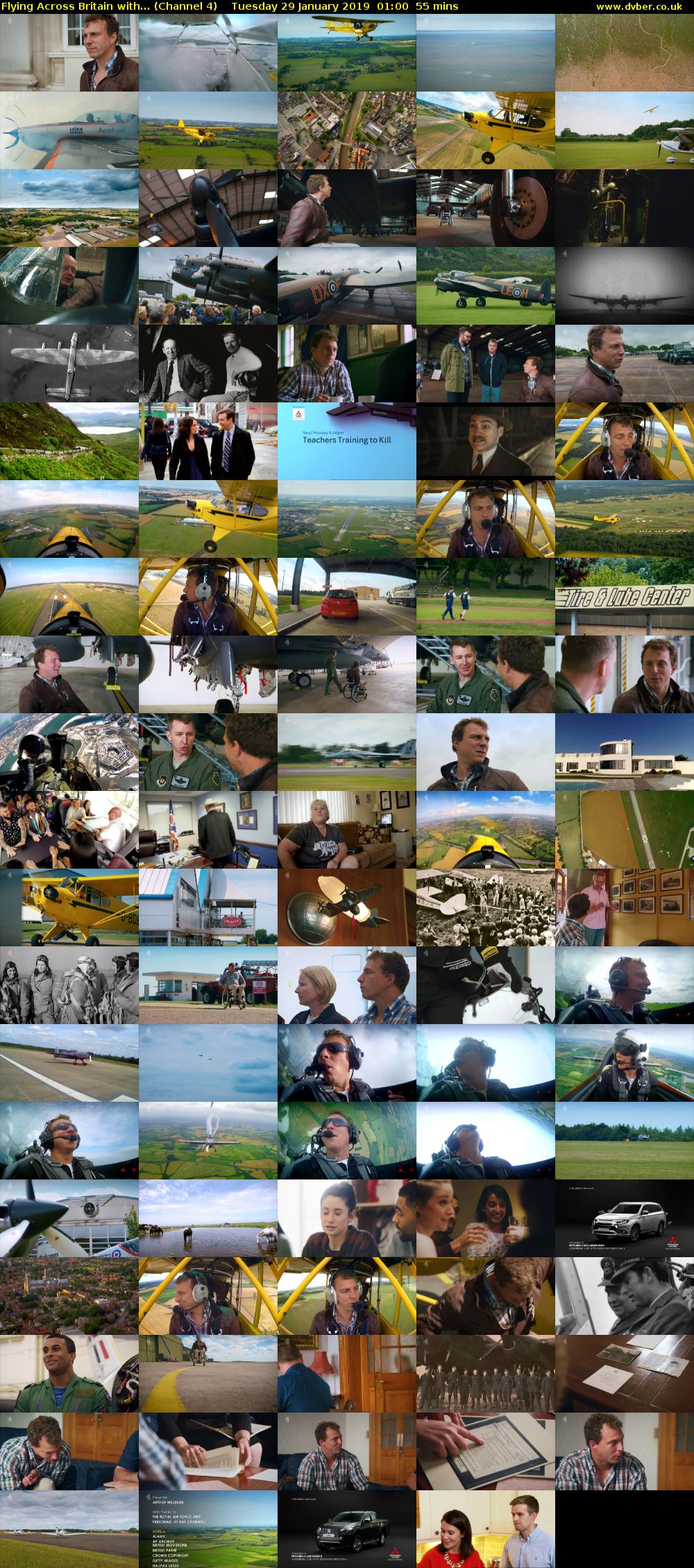 Flying Across Britain with... (Channel 4) Tuesday 29 January 2019 01:00 - 01:55