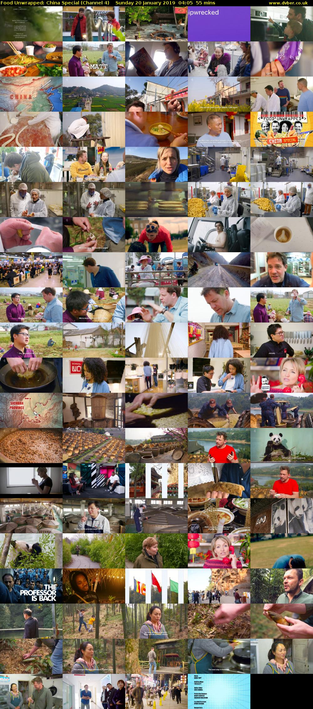 Food Unwrapped: China Special (Channel 4) Sunday 20 January 2019 04:05 - 05:00