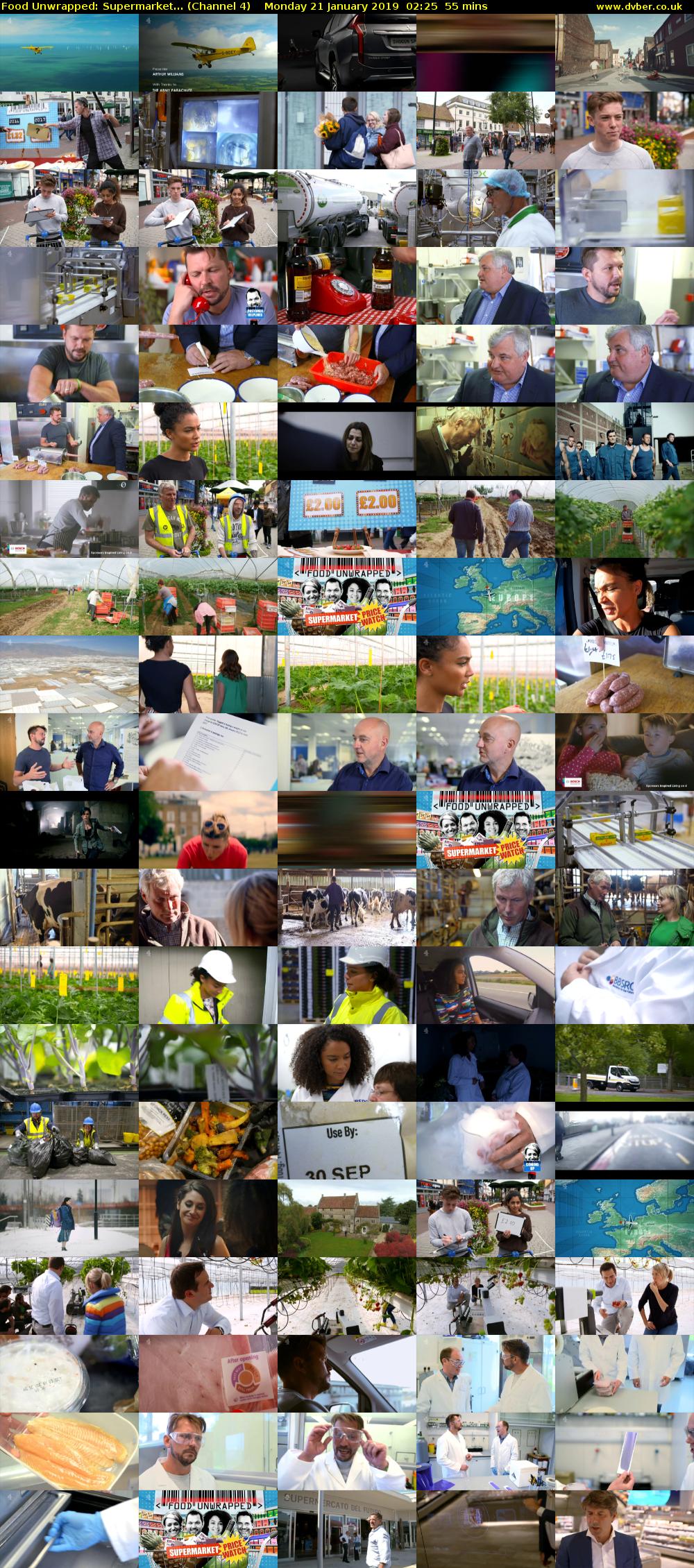 Food Unwrapped: Supermarket... (Channel 4) Monday 21 January 2019 02:25 - 03:20