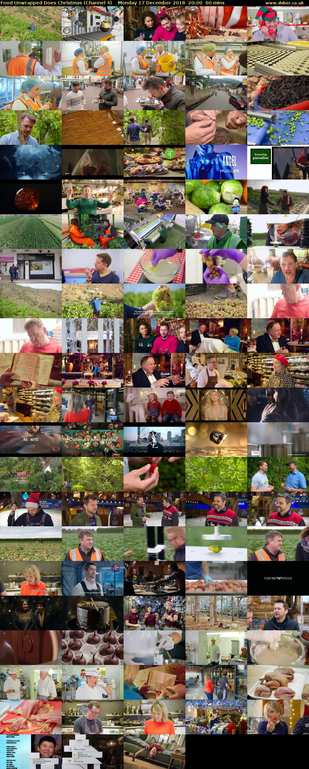 Food Unwrapped Does Christmas (Channel 4) Monday 17 December 2018 20:00 - 21:00