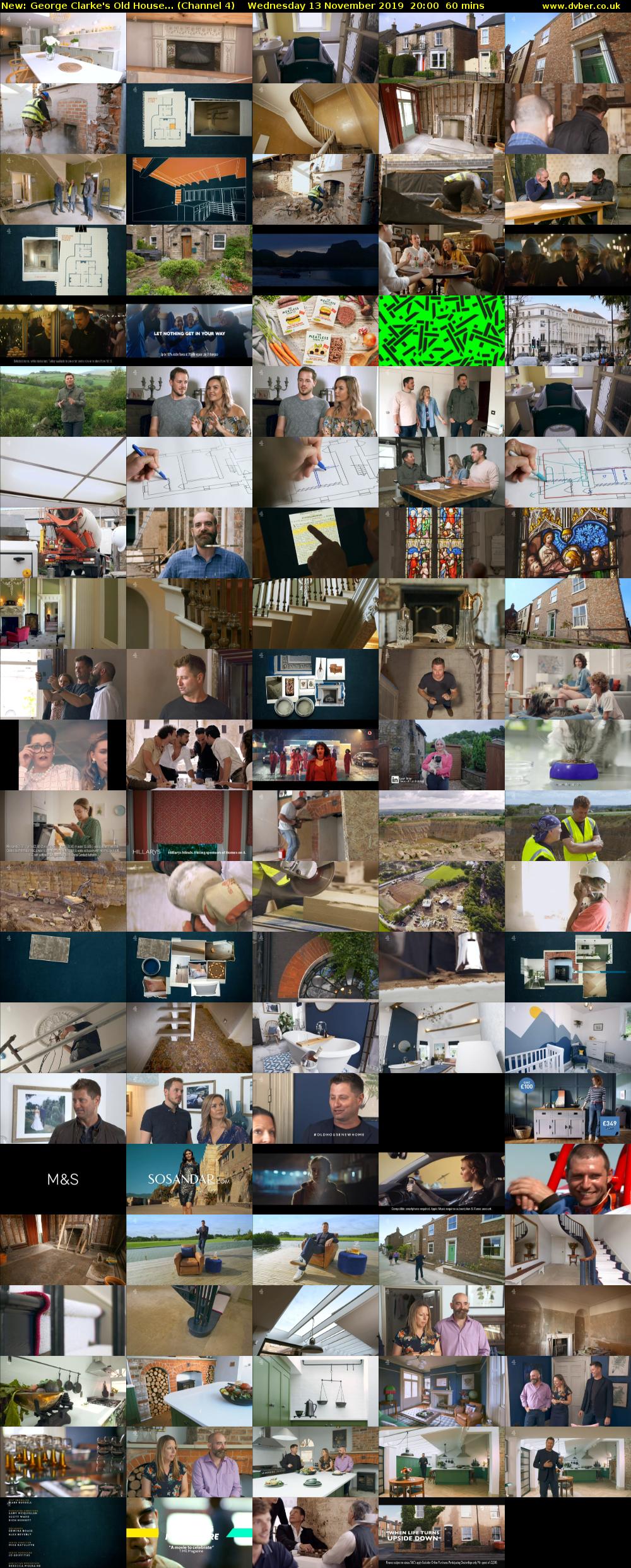 George Clarke's Old House... (Channel 4) Wednesday 13 November 2019 20:00 - 21:00