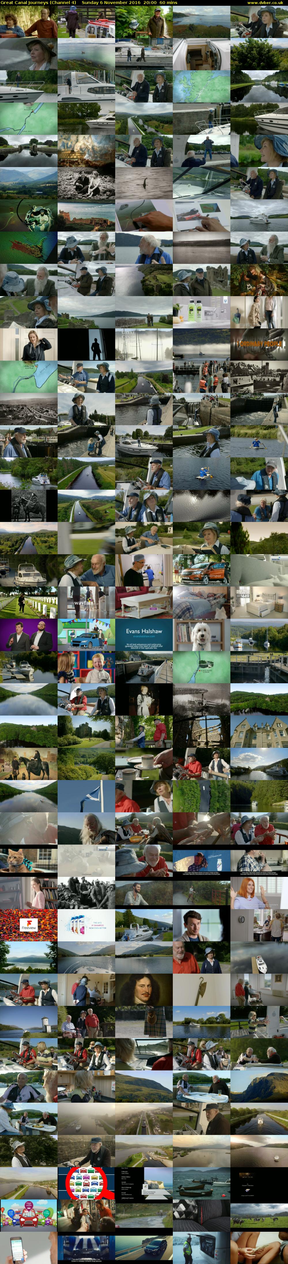 Great Canal Journeys (Channel 4) Sunday 6 November 2016 20:00 - 21:00