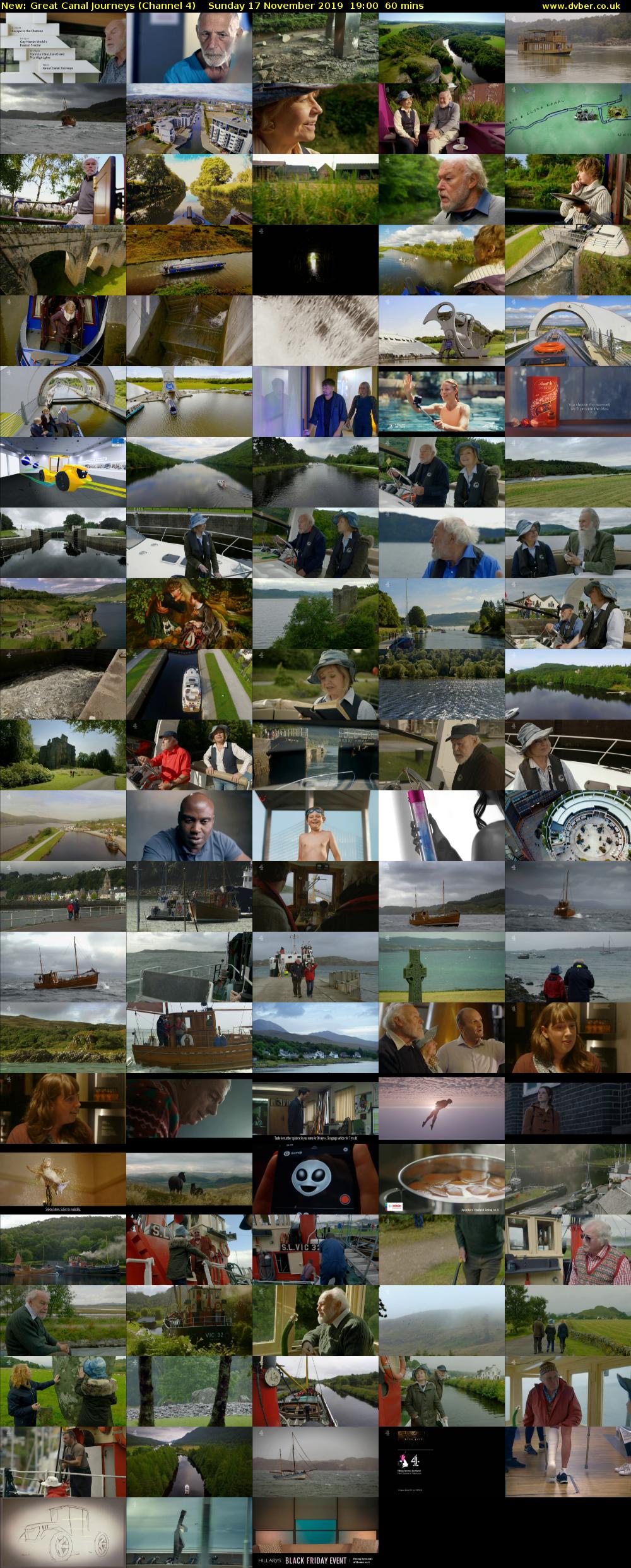 Great Canal Journeys (Channel 4) Sunday 17 November 2019 19:00 - 20:00