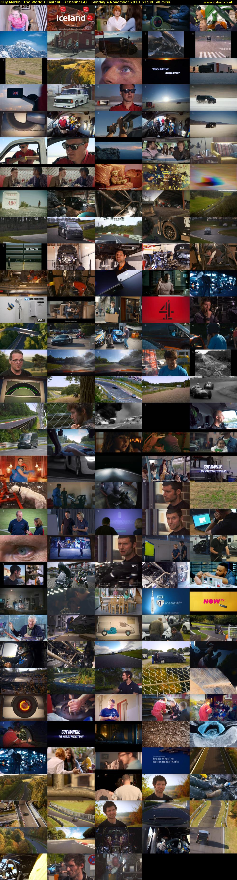 Guy Martin: The World's Fastest... (Channel 4) Sunday 4 November 2018 21:00 - 22:30