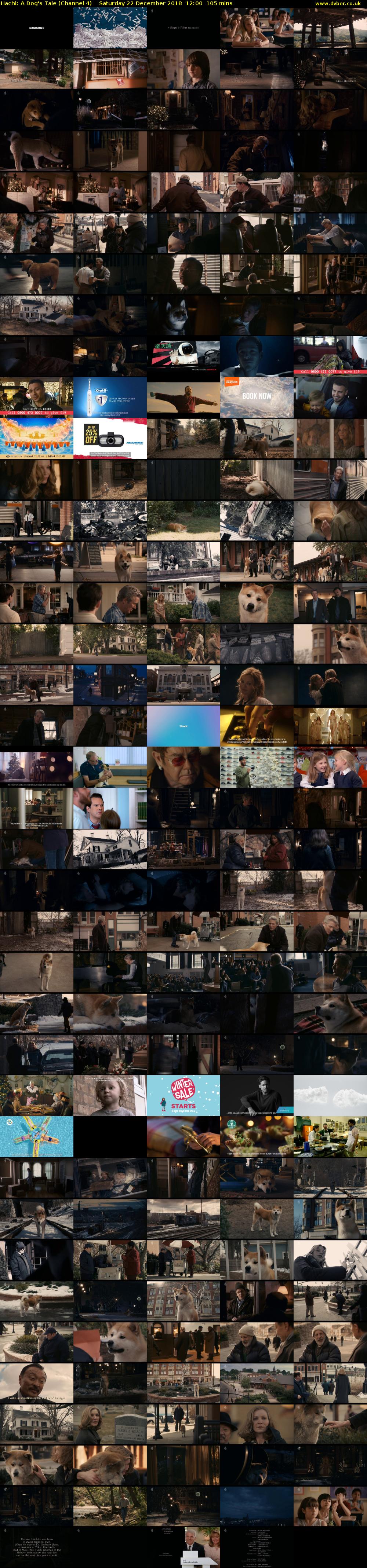 Hachi: A Dog's Tale (Channel 4) Saturday 22 December 2018 12:00 - 13:45