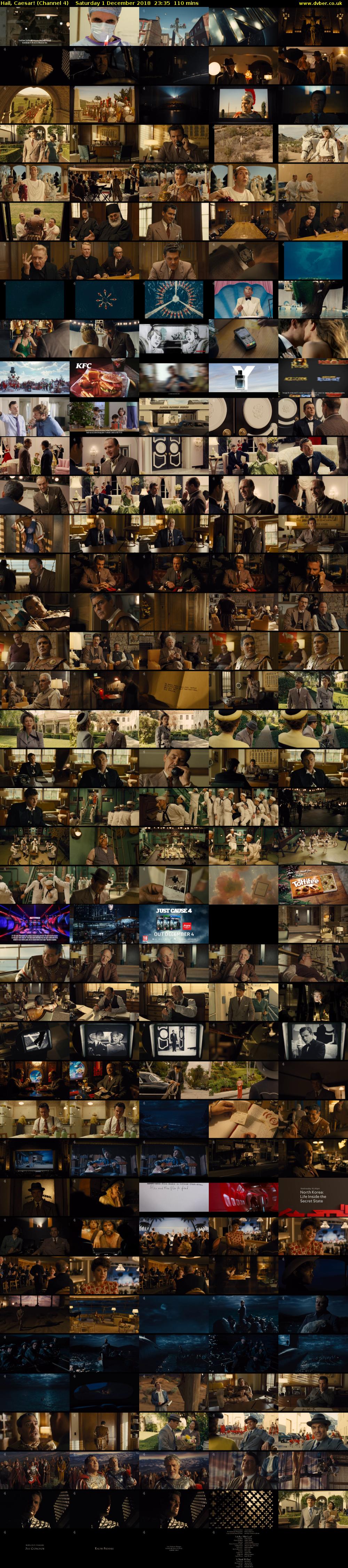 Hail, Caesar! (Channel 4) Saturday 1 December 2018 23:35 - 01:25