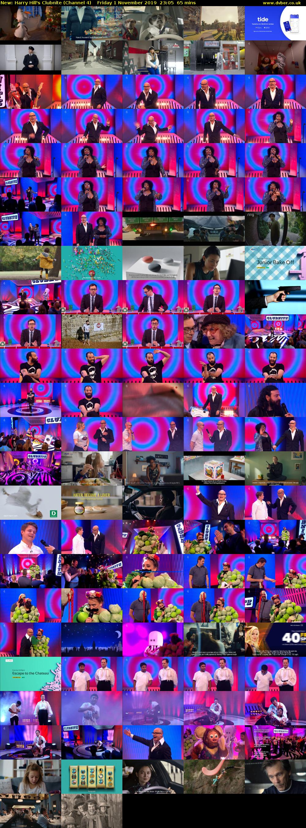 Harry Hill's Clubnite (Channel 4) Friday 1 November 2019 23:05 - 00:10