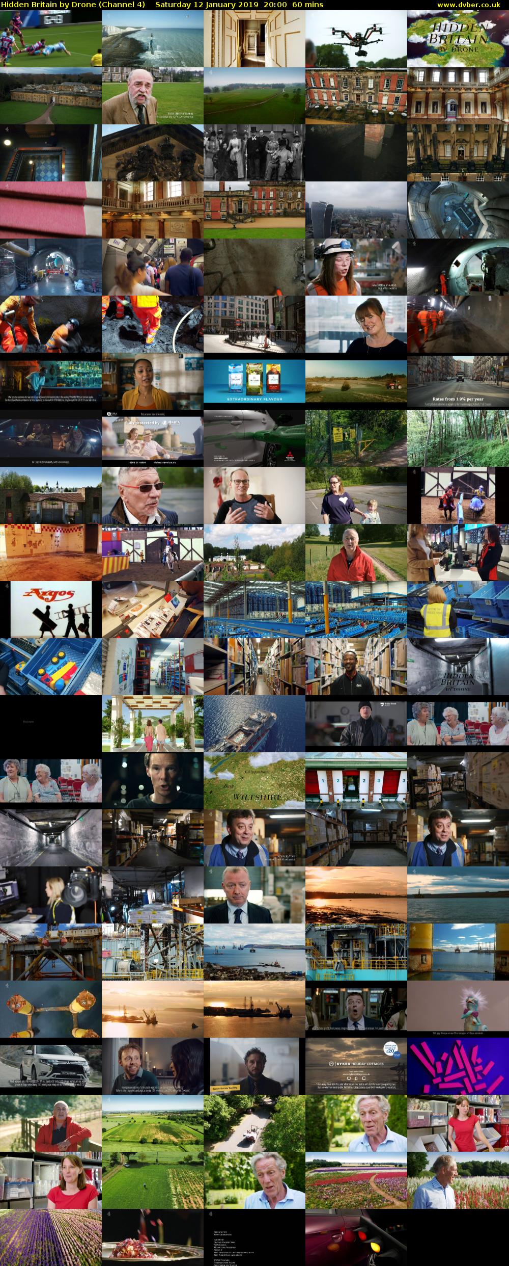 Hidden Britain by Drone (Channel 4) Saturday 12 January 2019 20:00 - 21:00