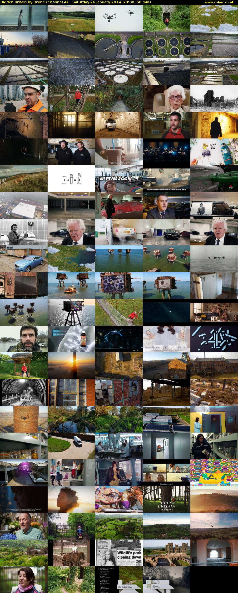 Hidden Britain by Drone (Channel 4) Saturday 26 January 2019 20:00 - 21:00