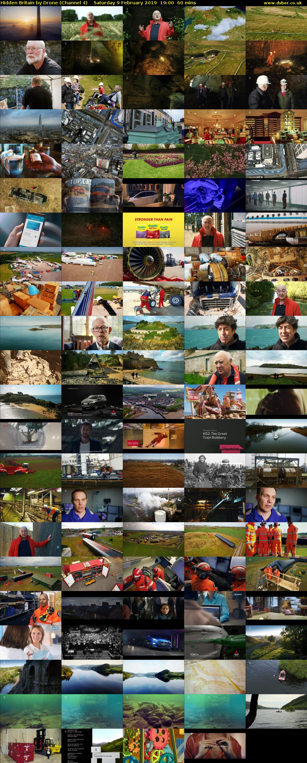 Hidden Britain by Drone (Channel 4) Saturday 9 February 2019 19:00 - 20:00