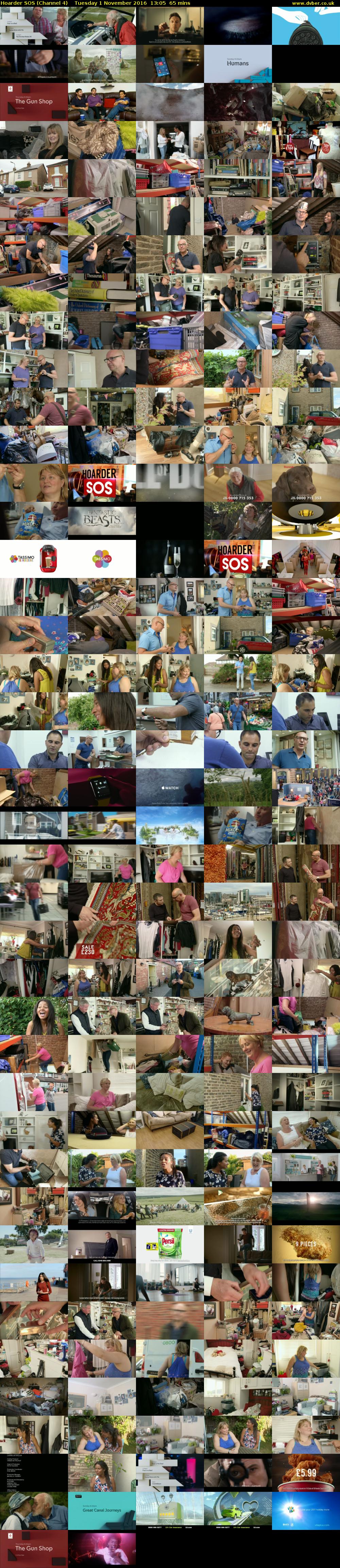 Hoarder SOS (Channel 4) Tuesday 1 November 2016 13:05 - 14:10