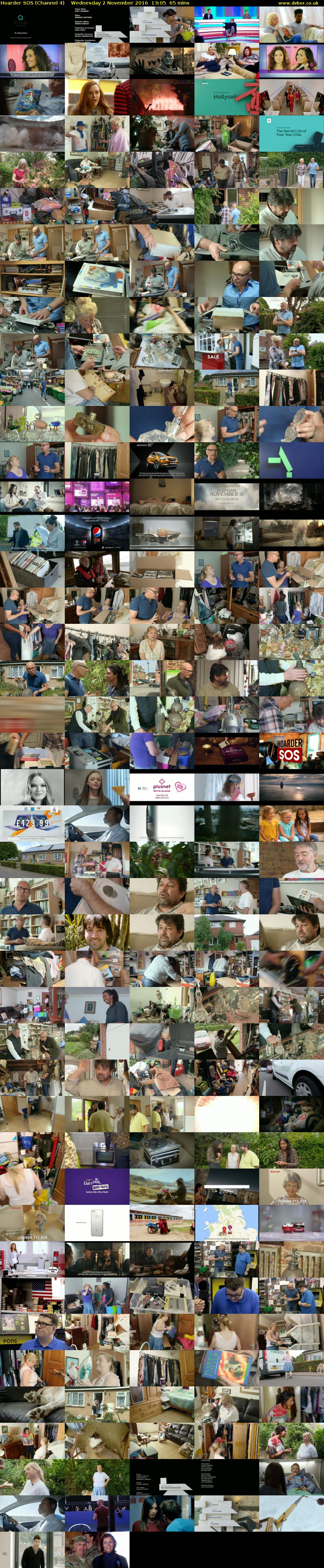 Hoarder SOS (Channel 4) Wednesday 2 November 2016 13:05 - 14:10