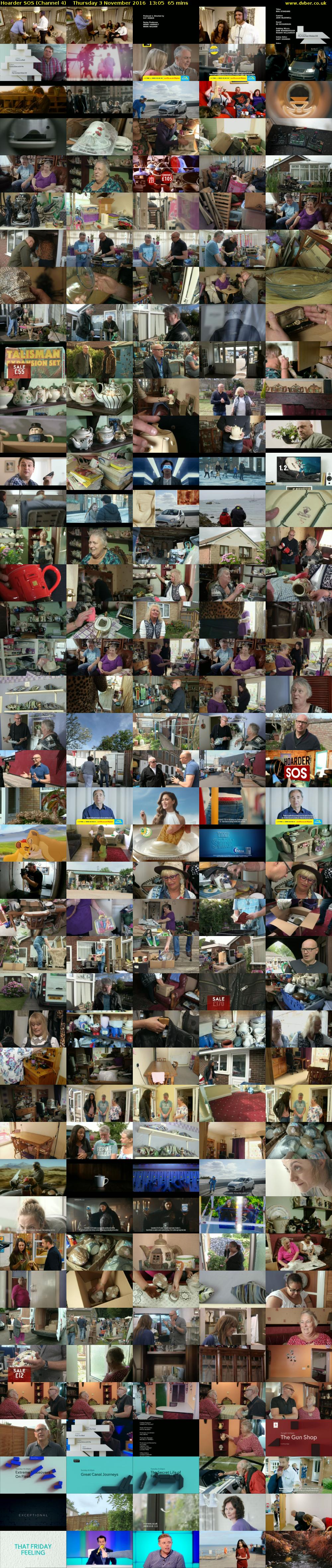 Hoarder SOS (Channel 4) Thursday 3 November 2016 13:05 - 14:10