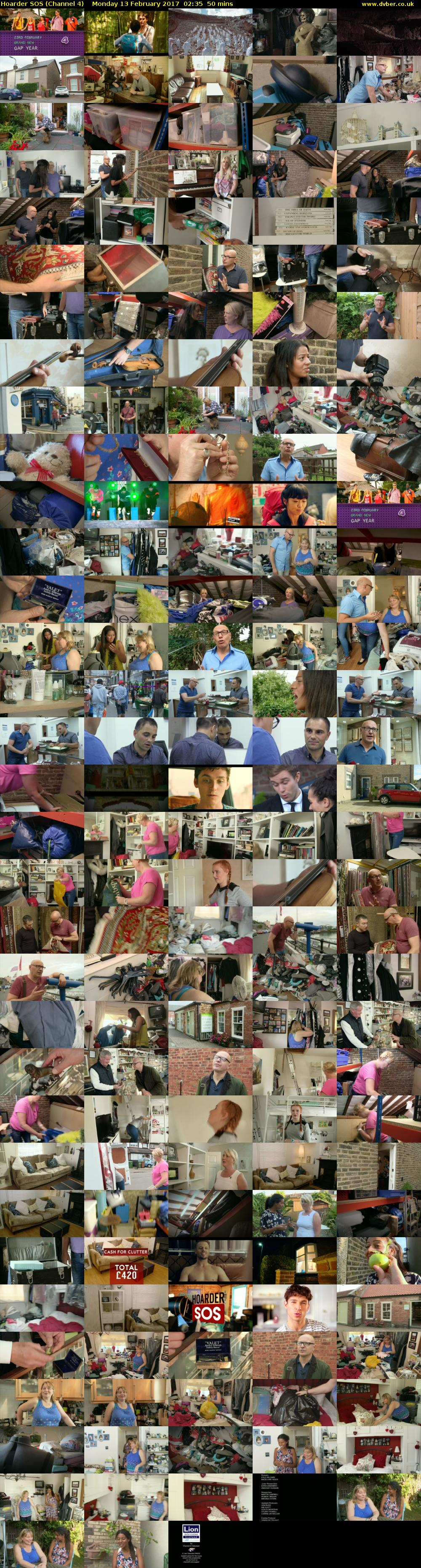 Hoarder SOS (Channel 4) Monday 13 February 2017 02:35 - 03:25