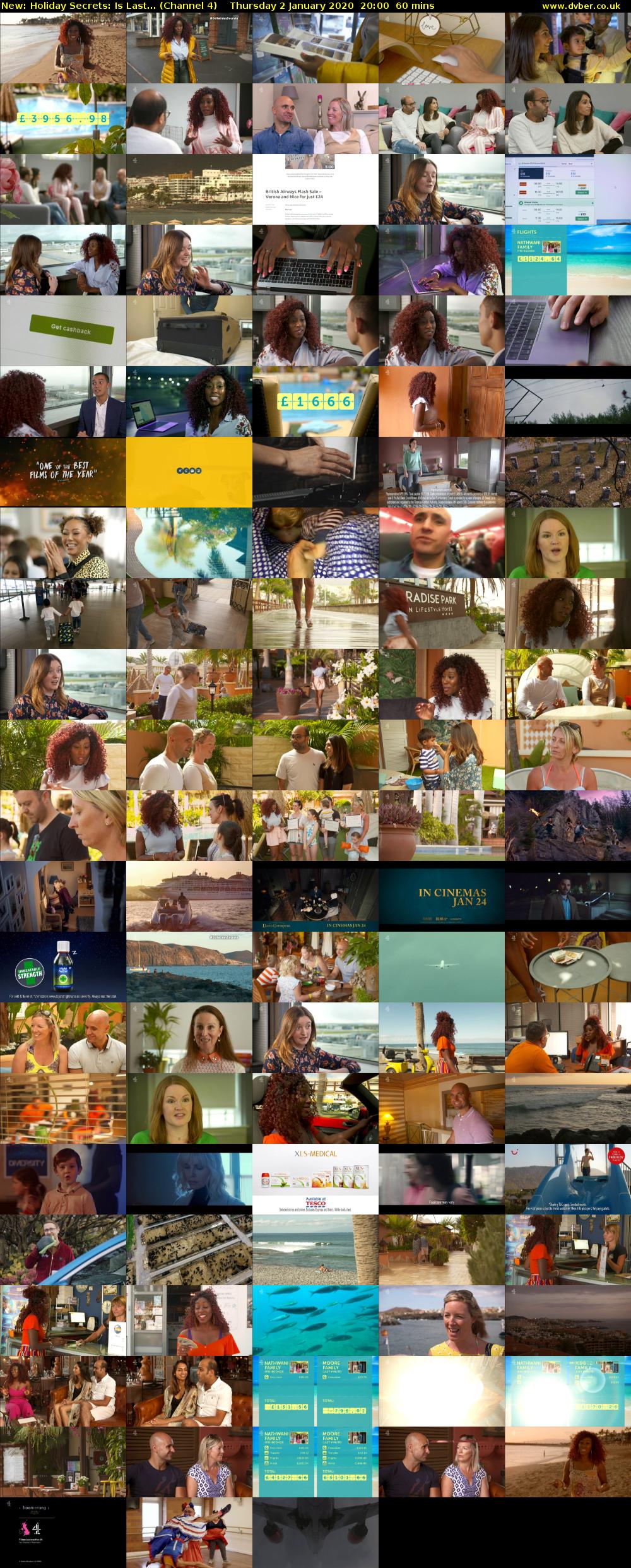 Holiday Secrets: Is Last... (Channel 4) Thursday 2 January 2020 20:00 - 21:00