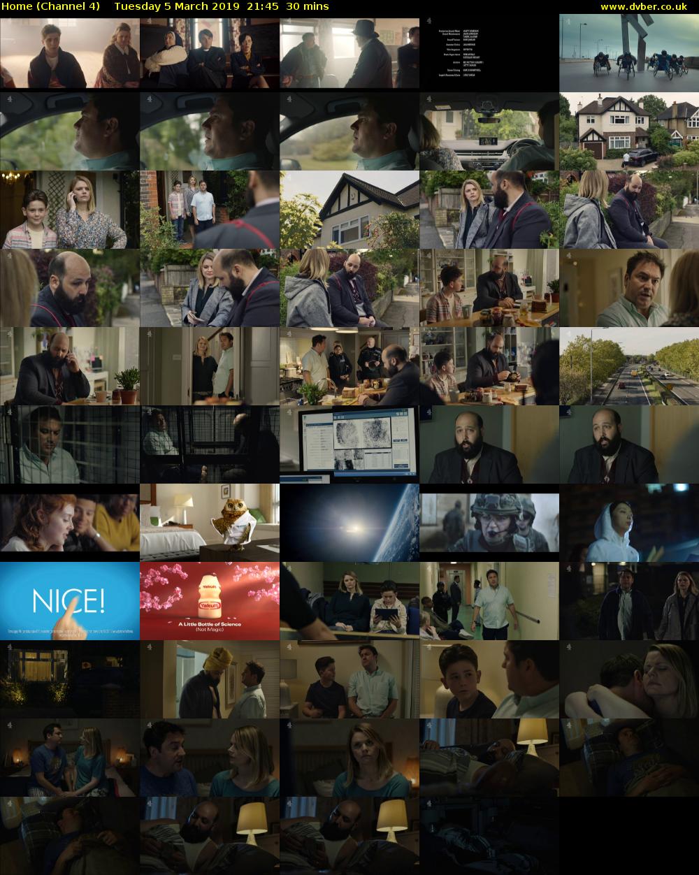 Home (Channel 4) Tuesday 5 March 2019 21:45 - 22:15