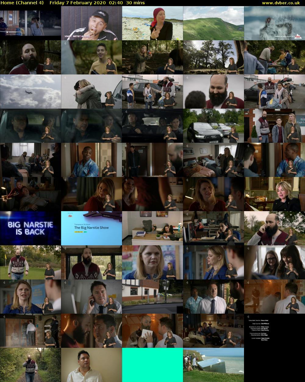 Home (Channel 4) Friday 7 February 2020 02:40 - 03:10
