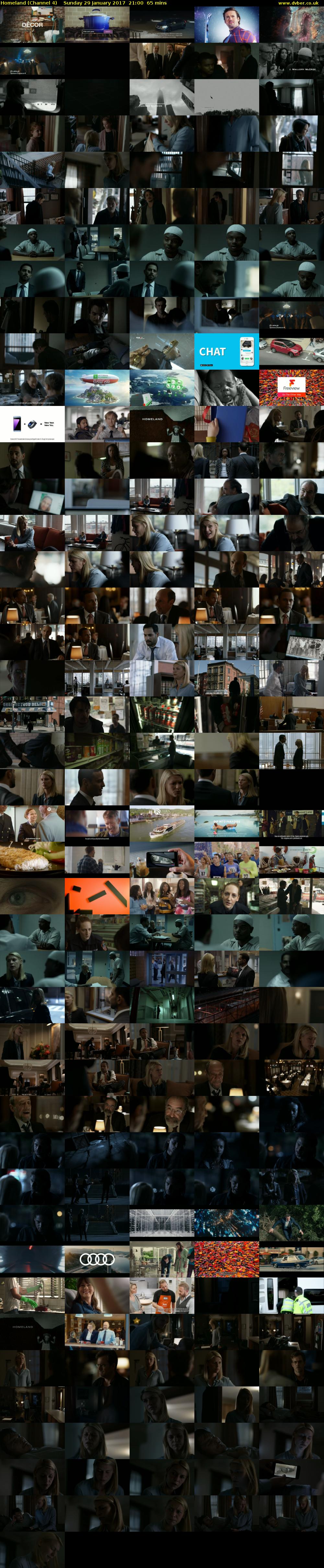 Homeland (Channel 4) Sunday 29 January 2017 21:00 - 22:05