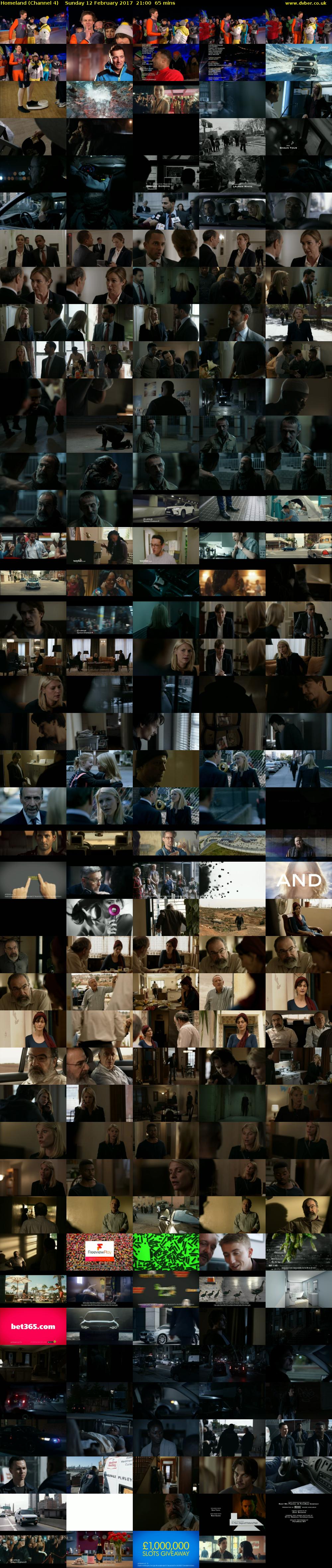 Homeland (Channel 4) Sunday 12 February 2017 21:00 - 22:05
