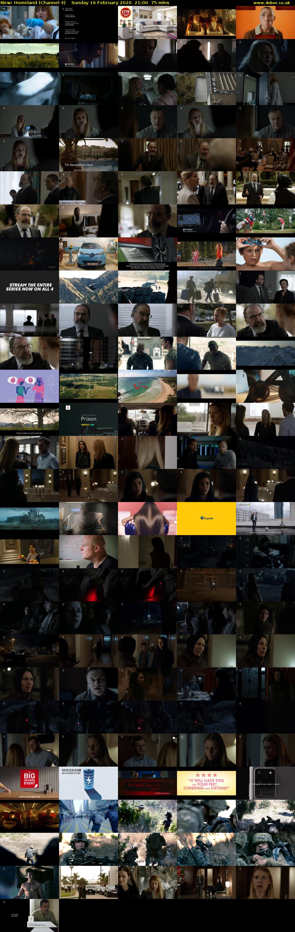 Homeland (Channel 4) Sunday 16 February 2020 21:00 - 22:15