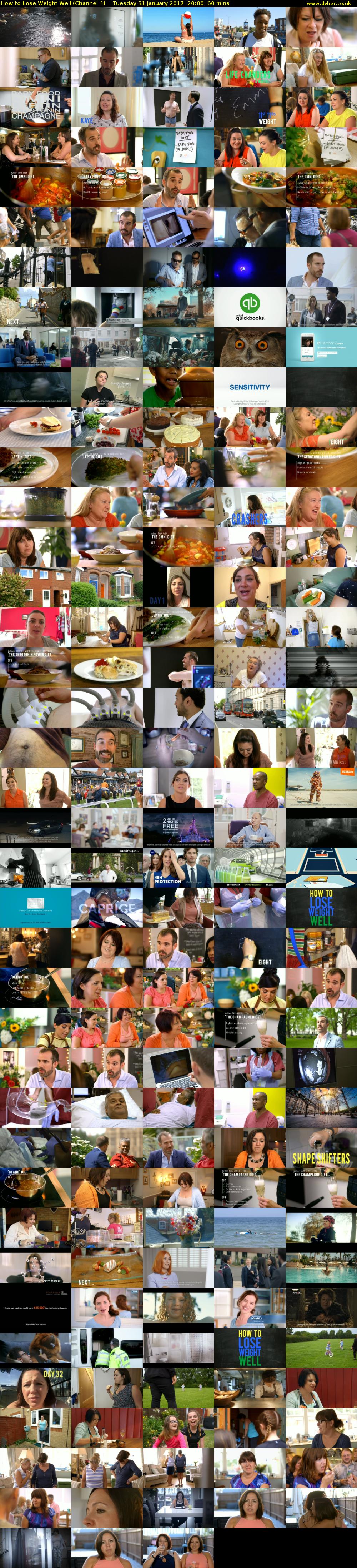 How to Lose Weight Well (Channel 4) Tuesday 31 January 2017 20:00 - 21:00