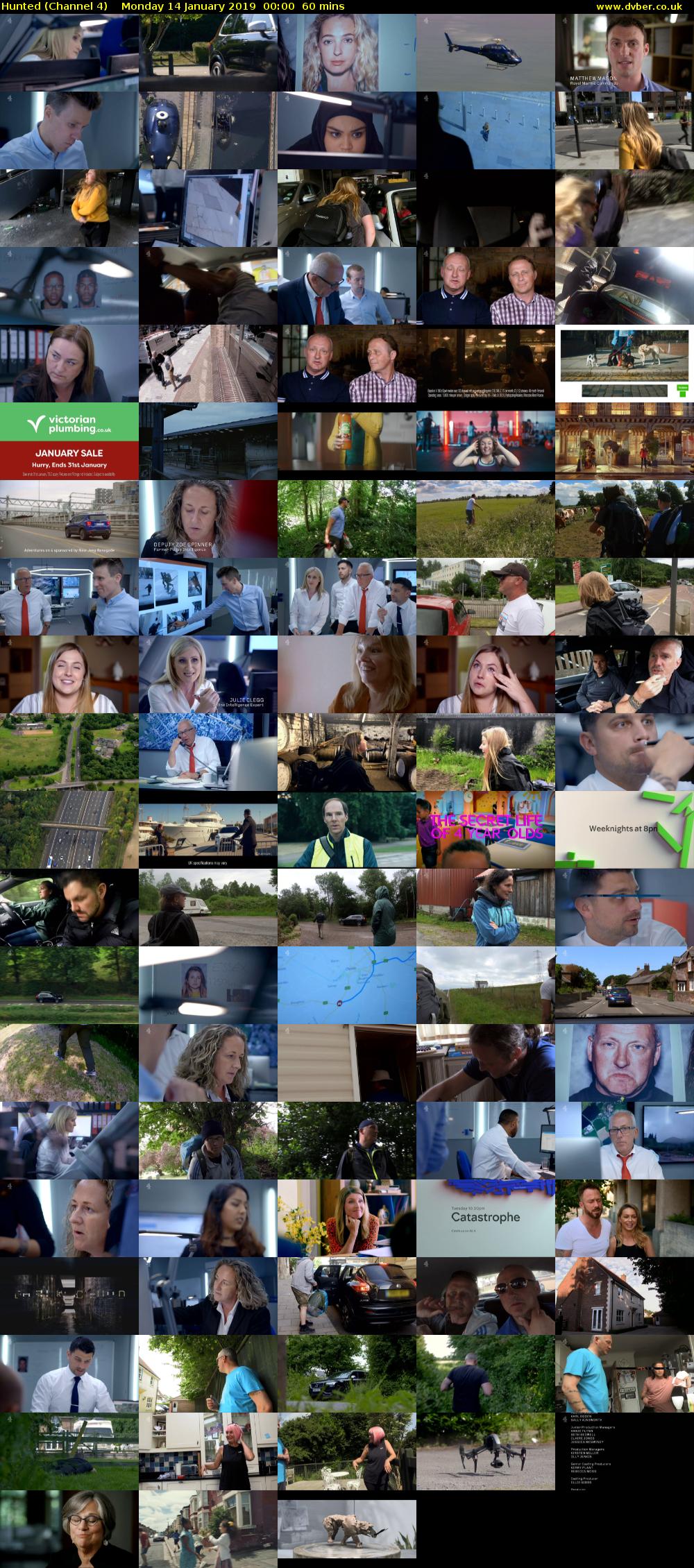 Hunted (Channel 4) Monday 14 January 2019 00:00 - 01:00