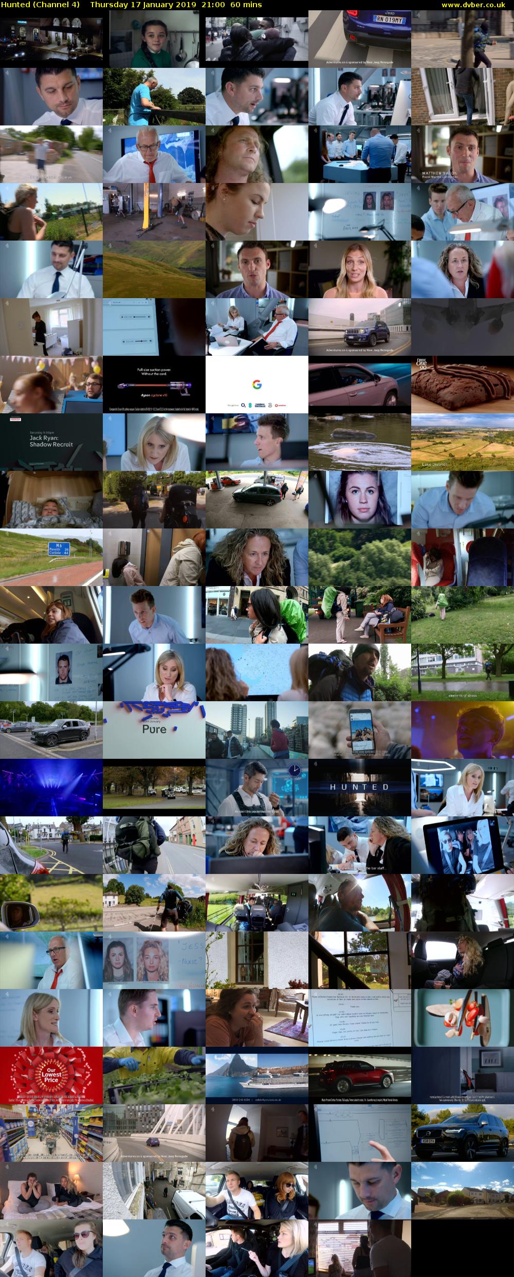 Hunted (Channel 4) Thursday 17 January 2019 21:00 - 22:00