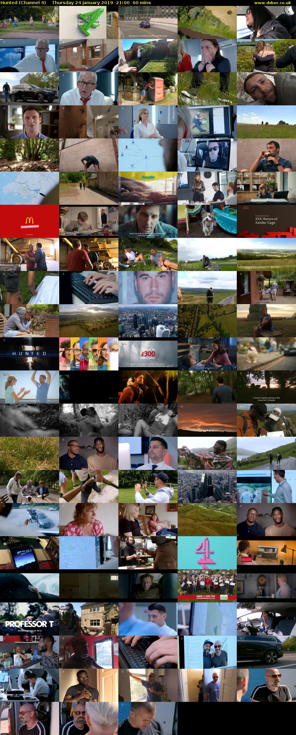 Hunted (Channel 4) Thursday 24 January 2019 21:00 - 22:00