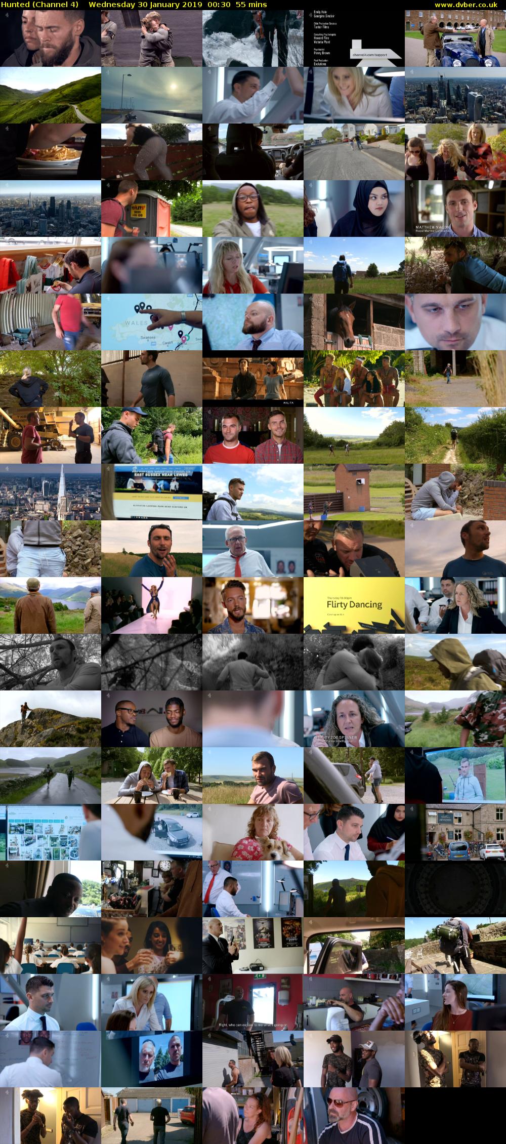 Hunted (Channel 4) Wednesday 30 January 2019 00:30 - 01:25