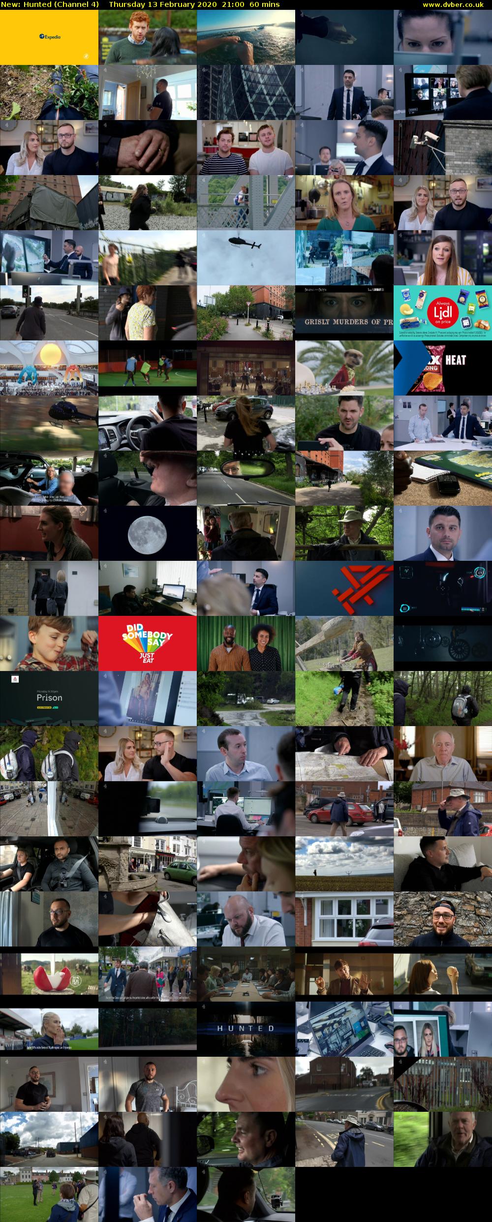 Hunted (Channel 4) Thursday 13 February 2020 21:00 - 22:00