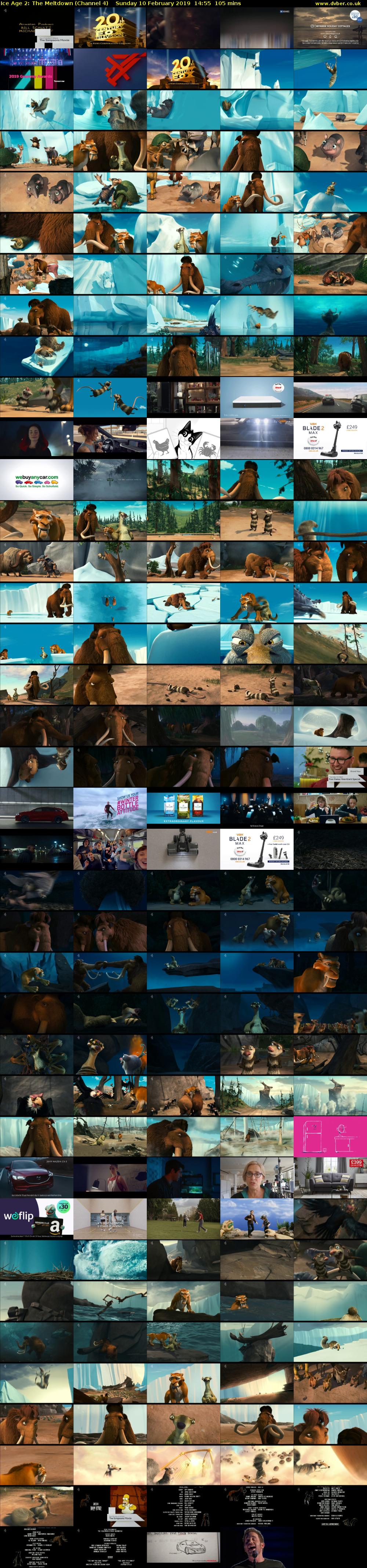 Ice Age 2: The Meltdown (Channel 4) Sunday 10 February 2019 14:55 - 16:40