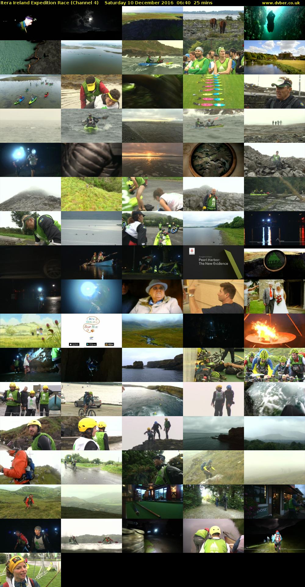 Itera Ireland Expedition Race (Channel 4) Saturday 10 December 2016 06:40 - 07:05