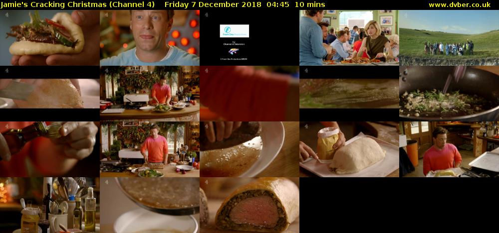 Jamie's Cracking Christmas (Channel 4) Friday 7 December 2018 04:45 - 04:55