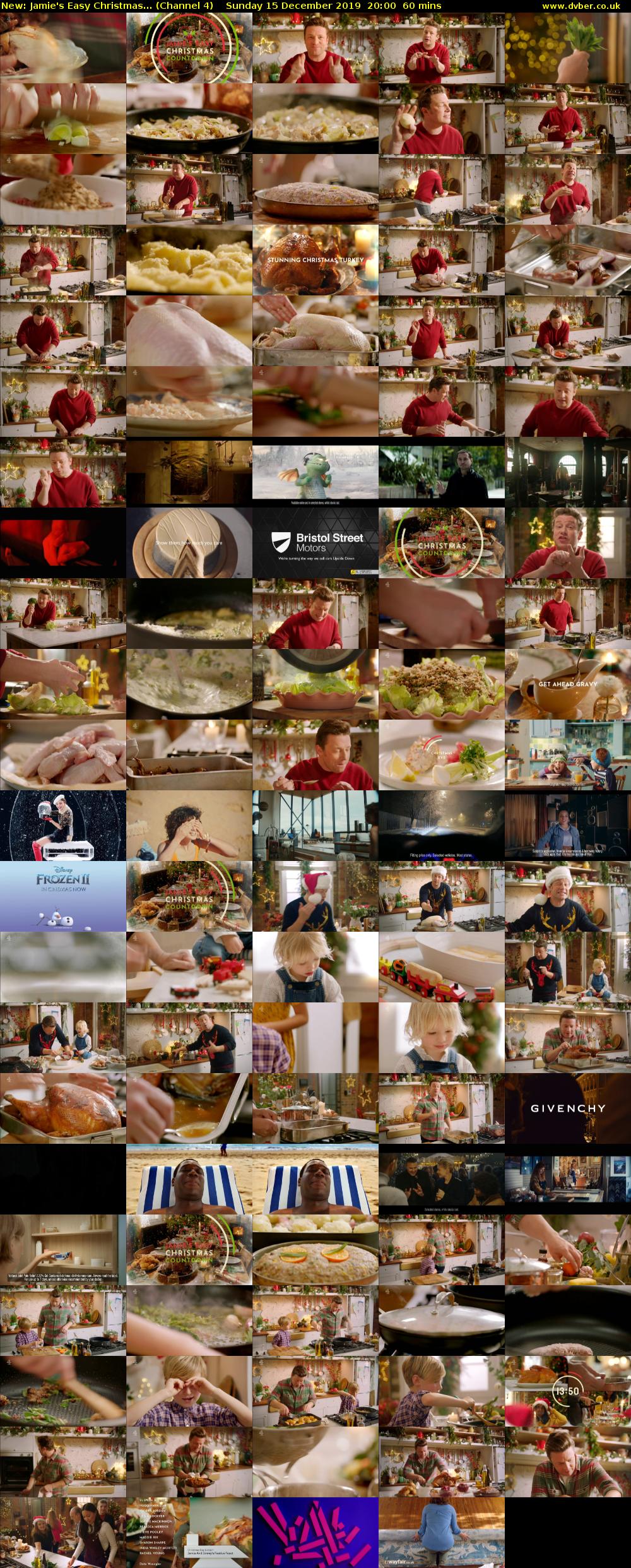 Jamie's Easy Christmas... (Channel 4) Sunday 15 December 2019 20:00 - 21:00