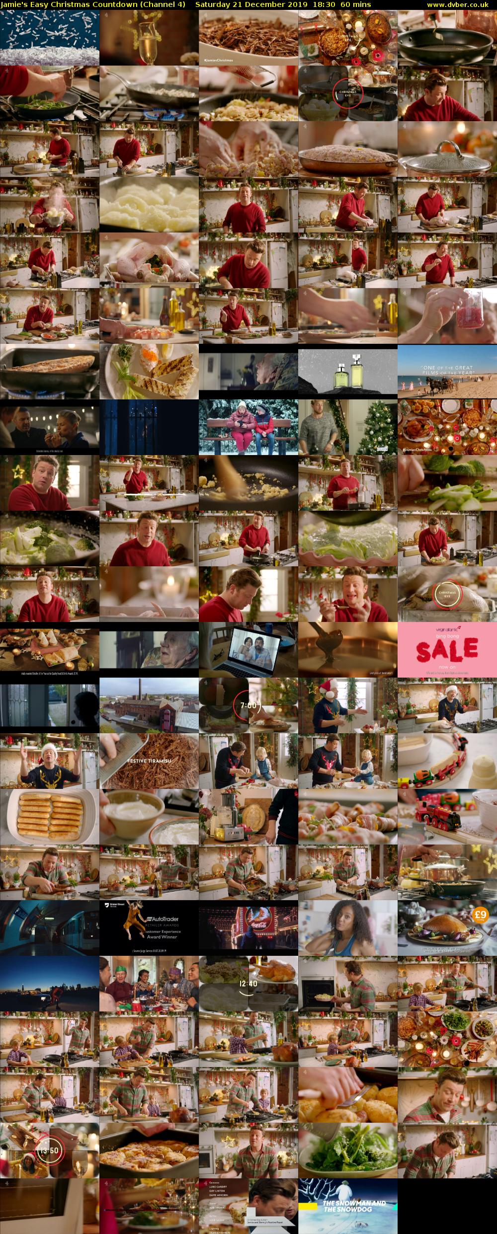 Jamie's Easy Christmas Countdown (Channel 4) Saturday 21 December 2019 18:30 - 19:30