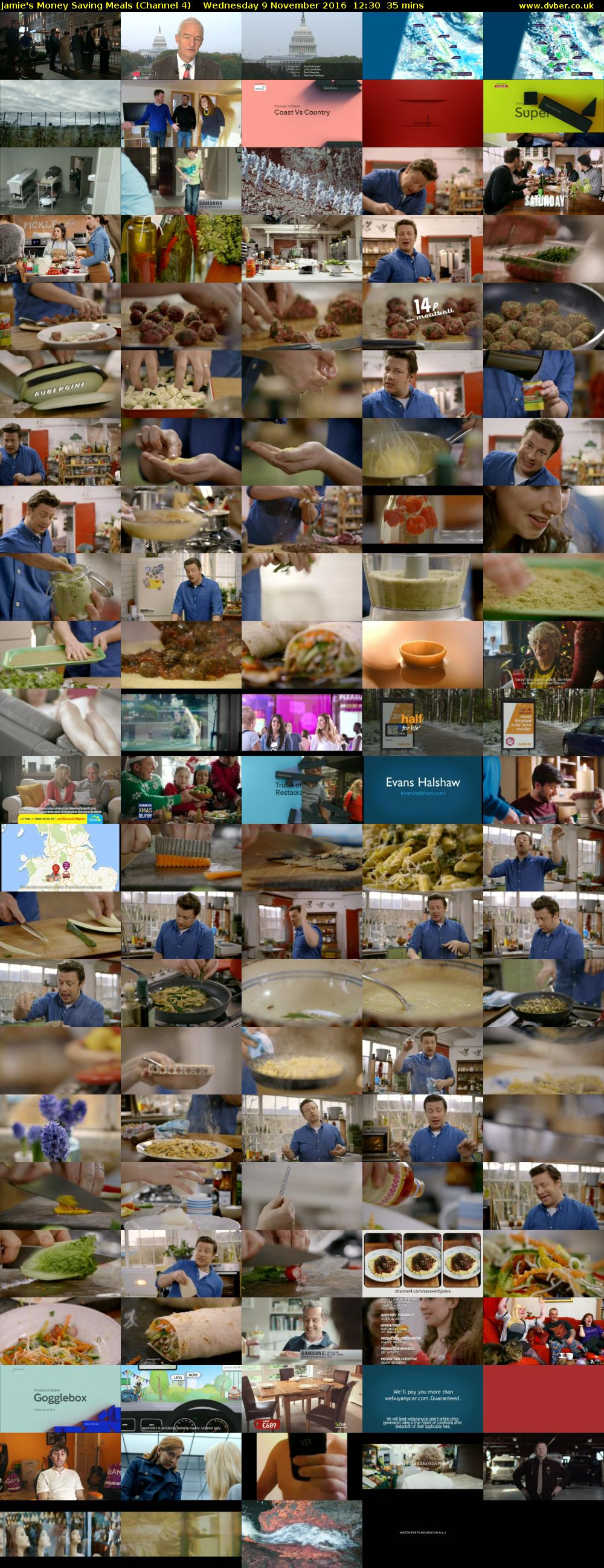 Jamie's Money Saving Meals (Channel 4) Wednesday 9 November 2016 12:30 - 13:05