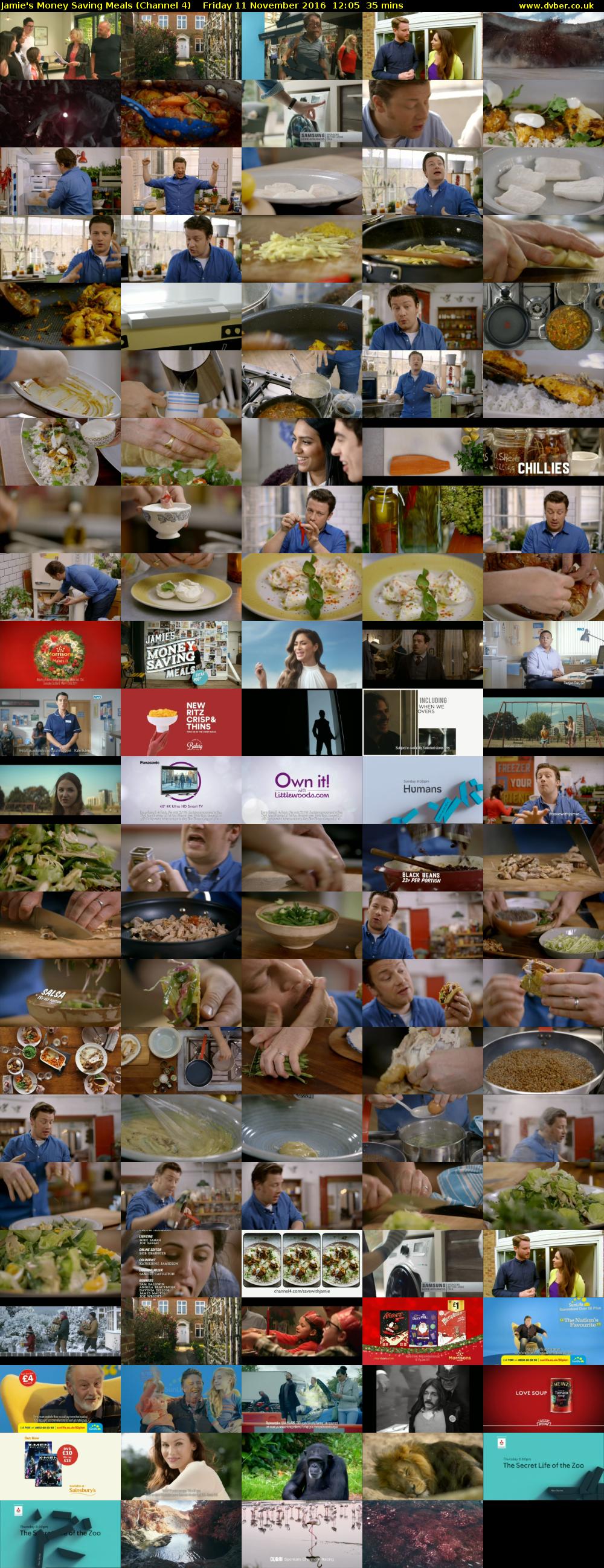 Jamie's Money Saving Meals (Channel 4) Friday 11 November 2016 12:05 - 12:40