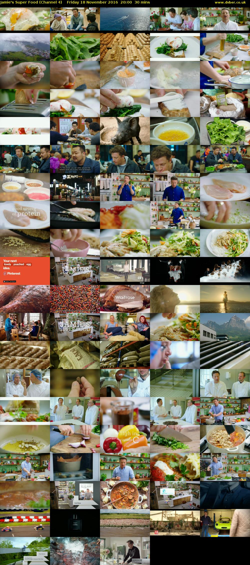 Jamie's Super Food (Channel 4) Friday 18 November 2016 20:00 - 20:30