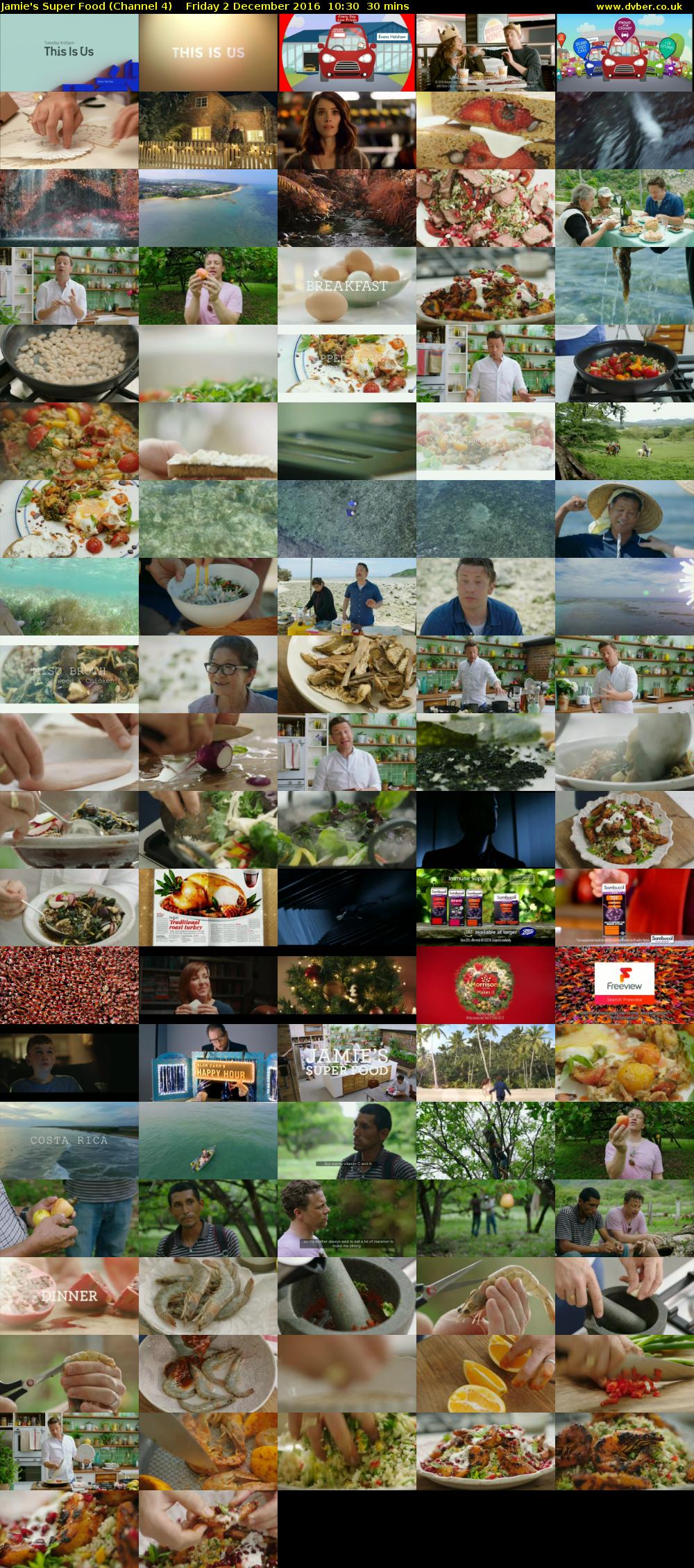Jamie's Super Food (Channel 4) Friday 2 December 2016 10:30 - 11:00
