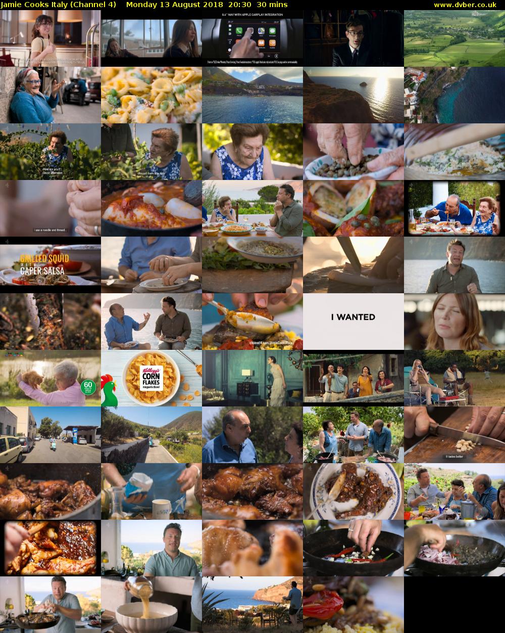 Jamie Cooks Italy (Channel 4) Monday 13 August 2018 20:30 - 21:00