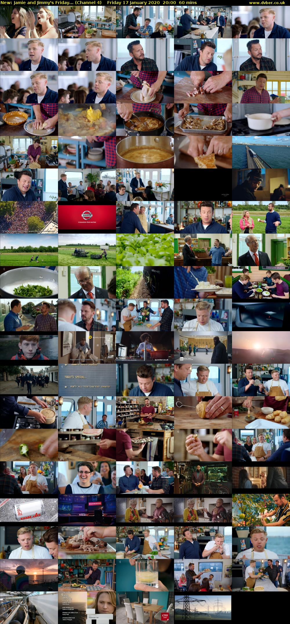 Jamie and Jimmy's Friday... (Channel 4) Friday 17 January 2020 20:00 - 21:00
