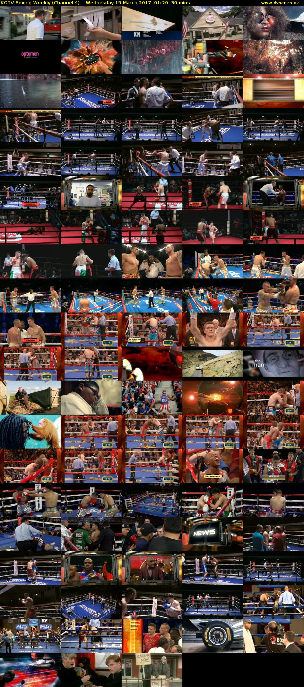 KOTV Boxing Weekly (Channel 4) Wednesday 15 March 2017 01:20 - 01:50