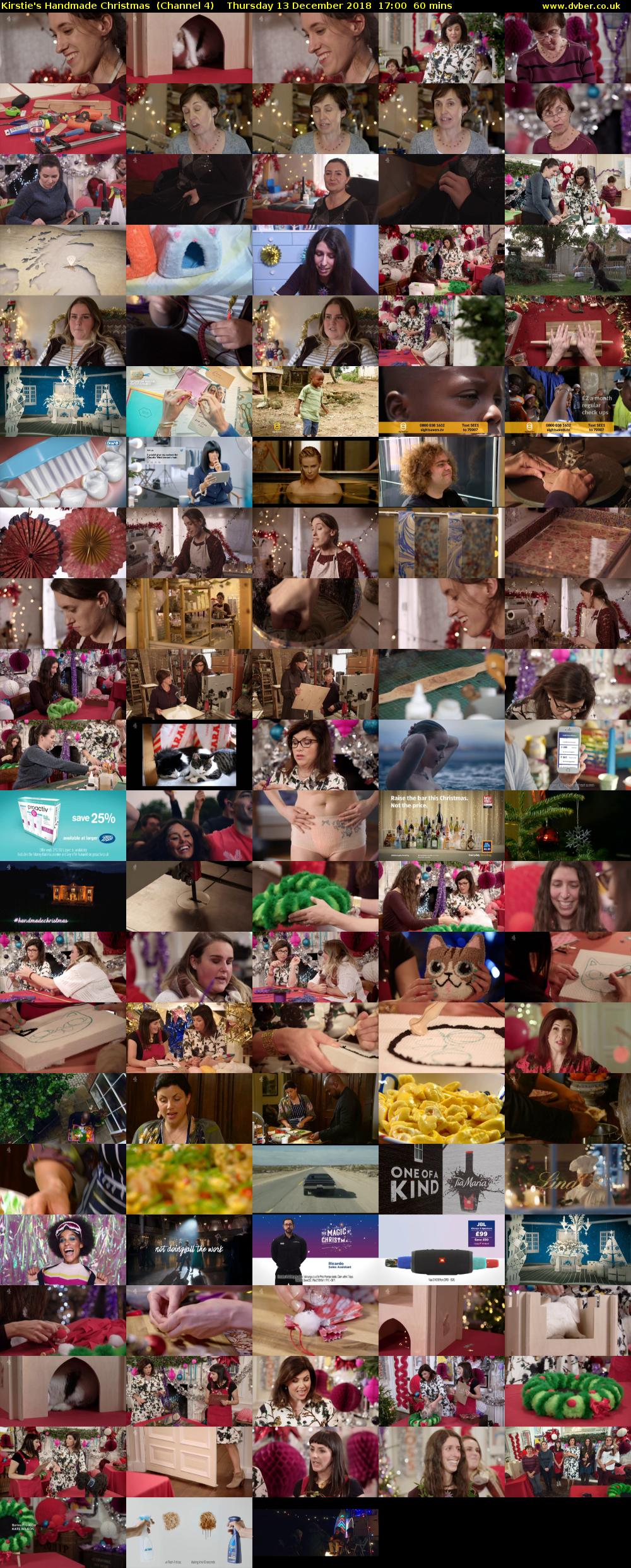 Kirstie's Handmade Christmas  (Channel 4) Thursday 13 December 2018 17:00 - 18:00