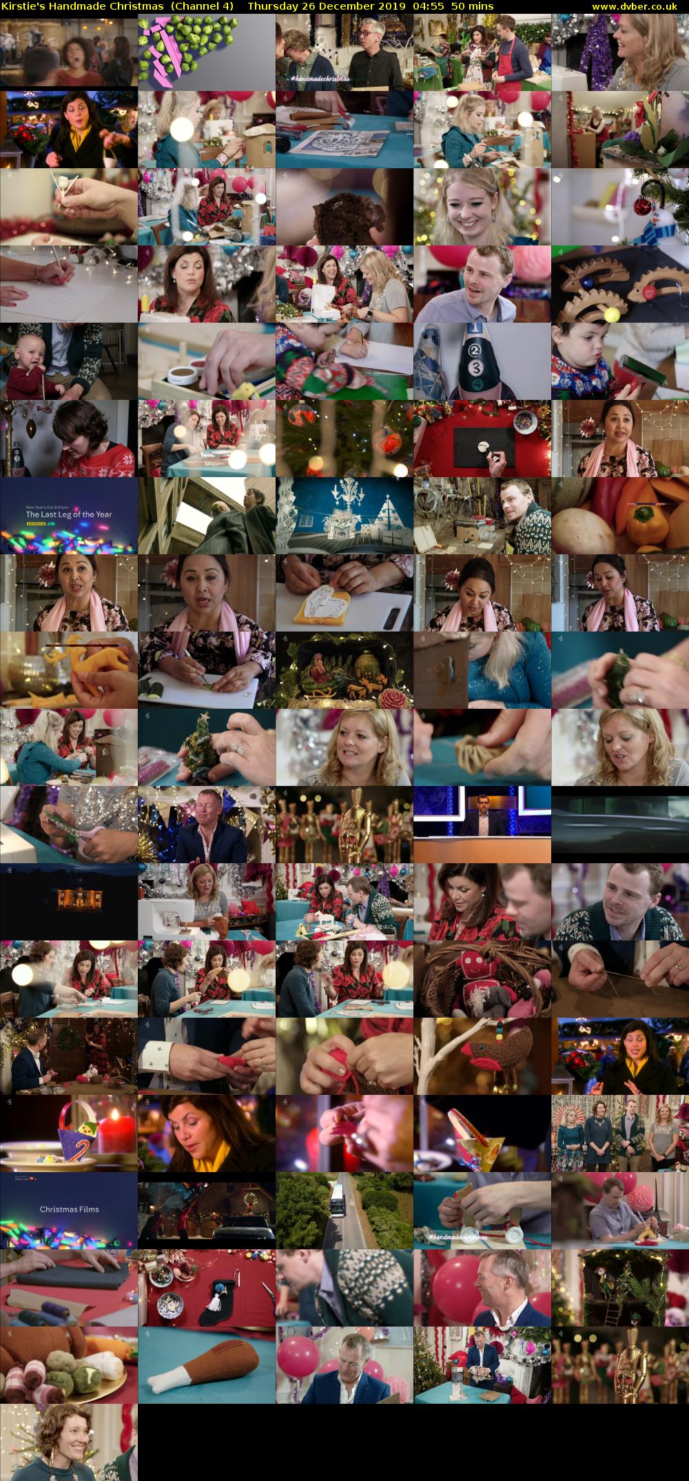 Kirstie's Handmade Christmas  (Channel 4) Thursday 26 December 2019 04:55 - 05:45