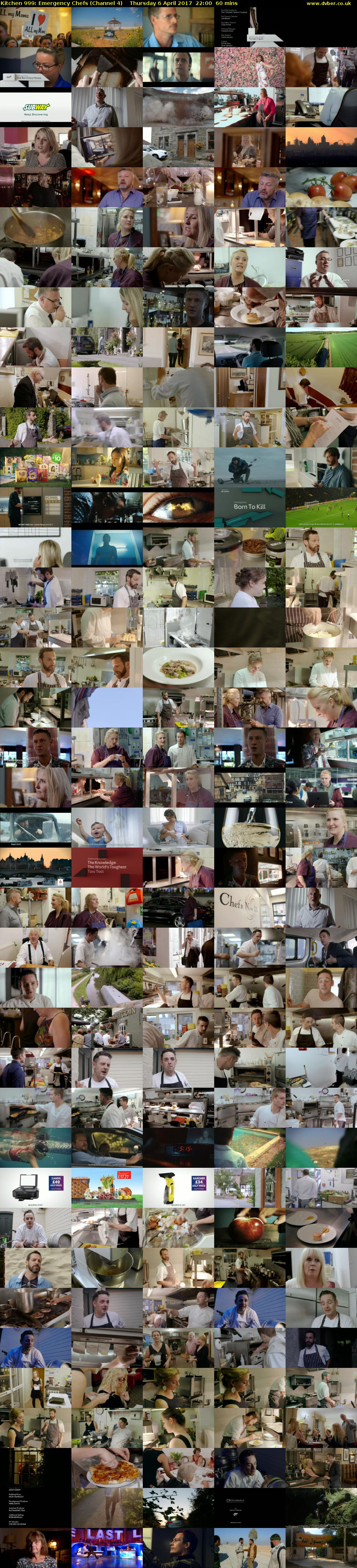 Kitchen 999: Emergency Chefs (Channel 4) Thursday 6 April 2017 22:00 - 23:00