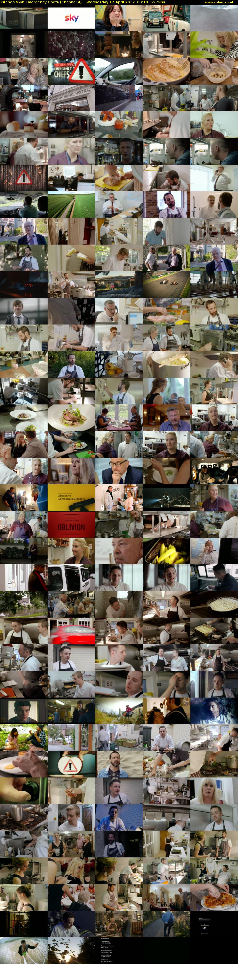 Kitchen 999: Emergency Chefs (Channel 4) Wednesday 12 April 2017 00:10 - 01:05