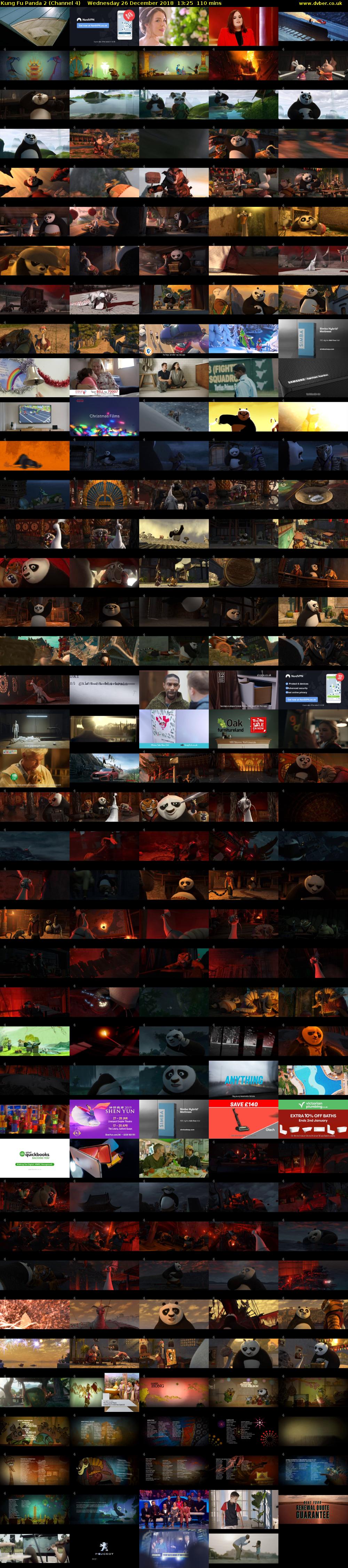 Kung Fu Panda 2 (Channel 4) Wednesday 26 December 2018 13:25 - 15:15